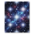 Sparkling Starry Night Galaxy Rug