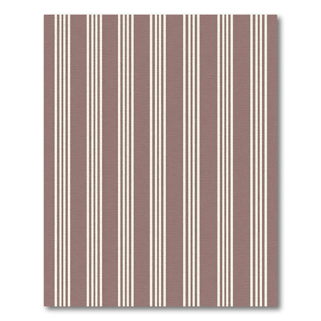 Neutral Taupe Classic Stripe Rug