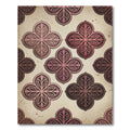 Vintage Pink Quatrefoil Filigree Rug