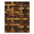 Woven Brown Beige Texture Rectangle Rug