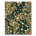Earth Tone Pebble Scatter Rug
