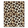 Warm Beige Leopard SpotsRug Rug