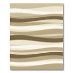 Earthy Cream Horizontal Wave Rug