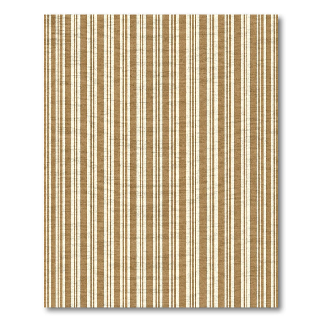 Minimalist Vertical Tan Striped Rug