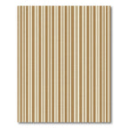 Minimalist Vertical Tan Striped Rug