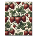 Vintage Berry Vine Botanical Illustration Rug