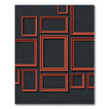 Terracotta Modern Geometric Array Rug