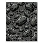 Monochromatic Organic Pebble Texture Rug