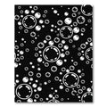 Black White Bubble Cluster Rug