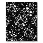 Black White Bubble Cluster Rug