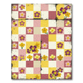Whimsical Primrose Checkered Garden Rug