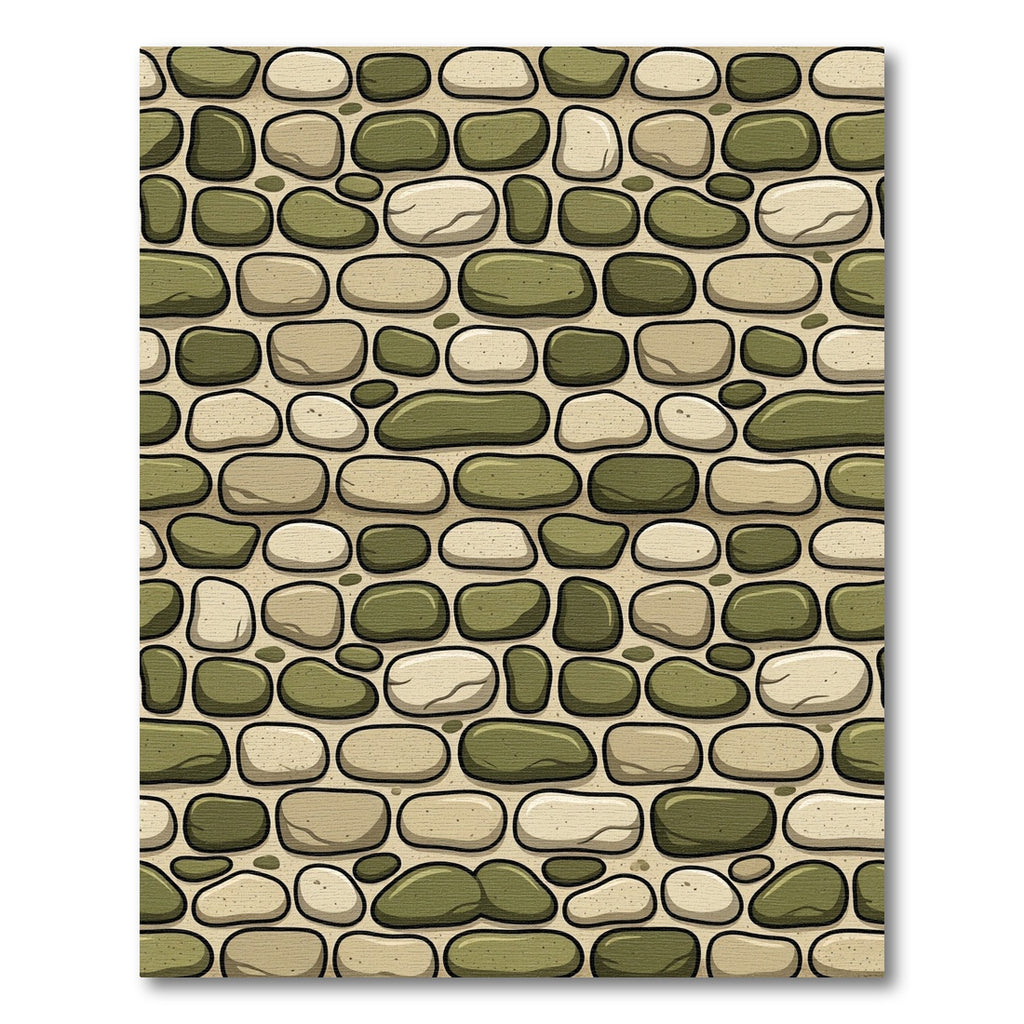 Natural Stone Wall Textured Rug
