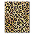 Golden Animal Spotted Leopard Texture Rug