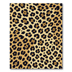 Golden Animal Spotted Leopard Texture Rug