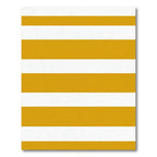 Modern Mustard Gold Horizontal Stripe Rug