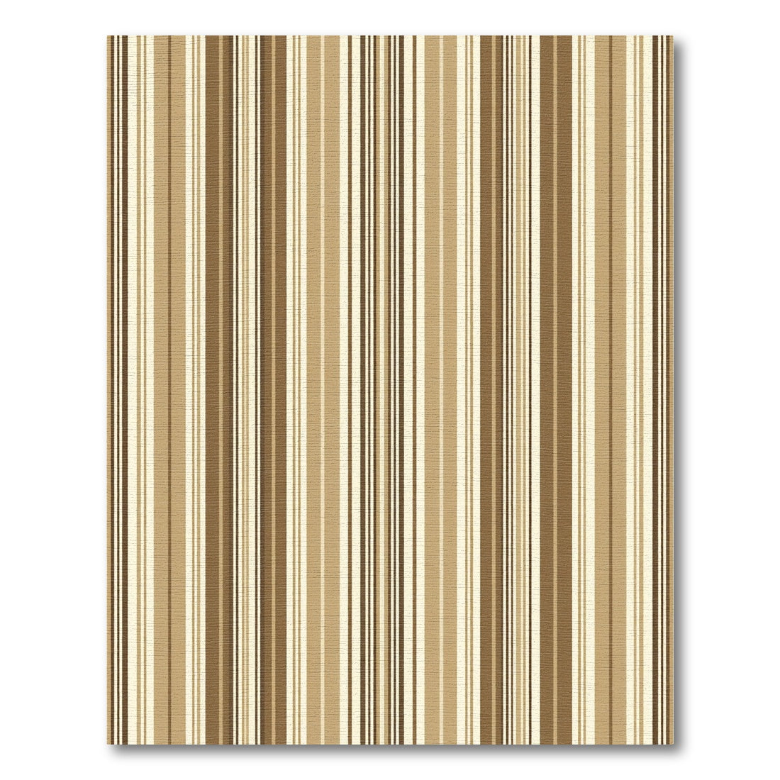 Earthy Tones Vertical Stripe Composition Rug