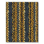 Bold Tiger and Leopard Stripe Rug