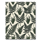Lush Forest Fern Tropical Foliage Rug