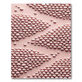 Pale Peach Pebble Stripes Rug