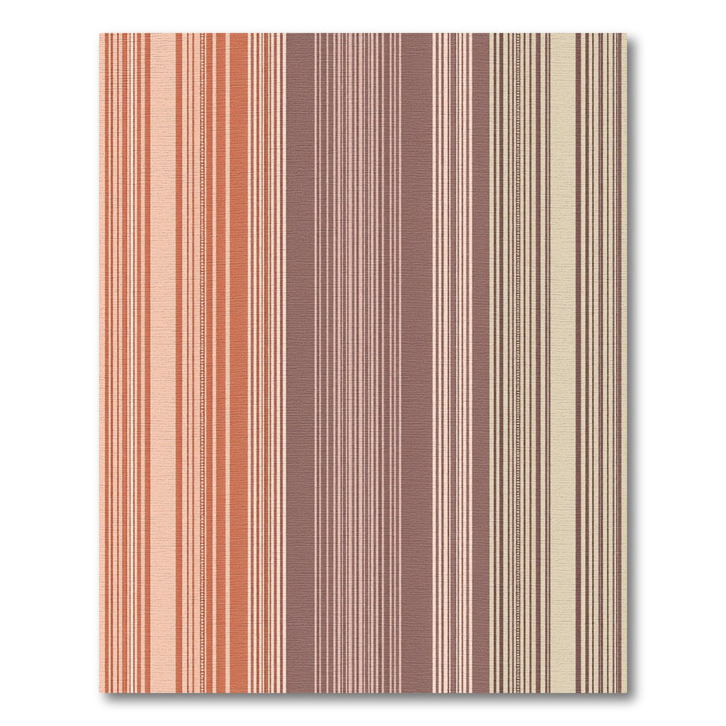 Warm Pastel Stripe Accent Rug