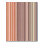Warm Pastel Stripe Accent Rug