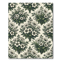 Elegant Cream Botanical Floral Meadow Rug