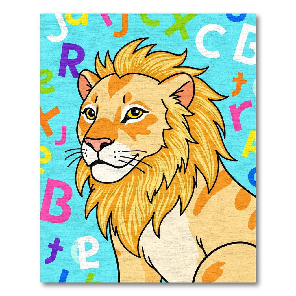 Playful Orangutan Alphabet Safari Rug