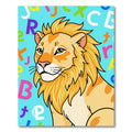 Playful Orangutan Alphabet Safari Rug