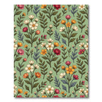 Vintage Botanical Blossom Meadow Rug