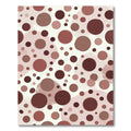 Crimson And Rose Dot Composition Rug