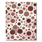 Crimson And Rose Dot Composition Rug