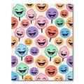 Cheerful Pastel Candy Emoji Seamless Art Rug