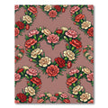 Heartshaped Laurel Garland Floral Rug