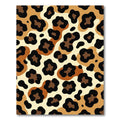 Bold Earthy Gold Leopard Spot Rug