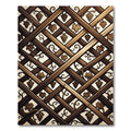 Wooden Trellis Grape Vine Accents Rug