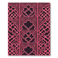 Ornate Rose Arch Geometric Lattice Rug