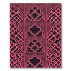 Ornate Rose Arch Geometric Lattice Rug