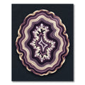 Deep Purple Agate Crystal Splendor Rug