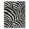 Black White Animal Print Rug