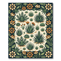 Succulent Botanical Forest Earthy Rug