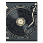 Retro Vinyl Turntable Minimalist Art Rug