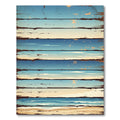 Coastal Beach Horizon Wood Plank Rug