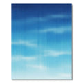 Abstract Blue Horizon Cloudscape Rug