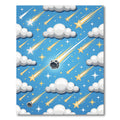 Celestial Meteor Shower Clouds Swirls Rug