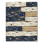 Rustic Americana Plank Wood Art Rug