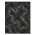 Monochromatic Topographic Contour Lines Rug