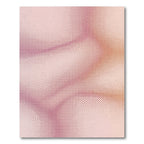 Soft Pink Gradient Dot Swirl Rug