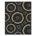 Wood Slice Circles Nature Texture Rug