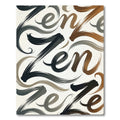 Black Brown Gray Abstract Brushstroke Rug