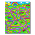 Vibrant Road Trip Car Collage Rug